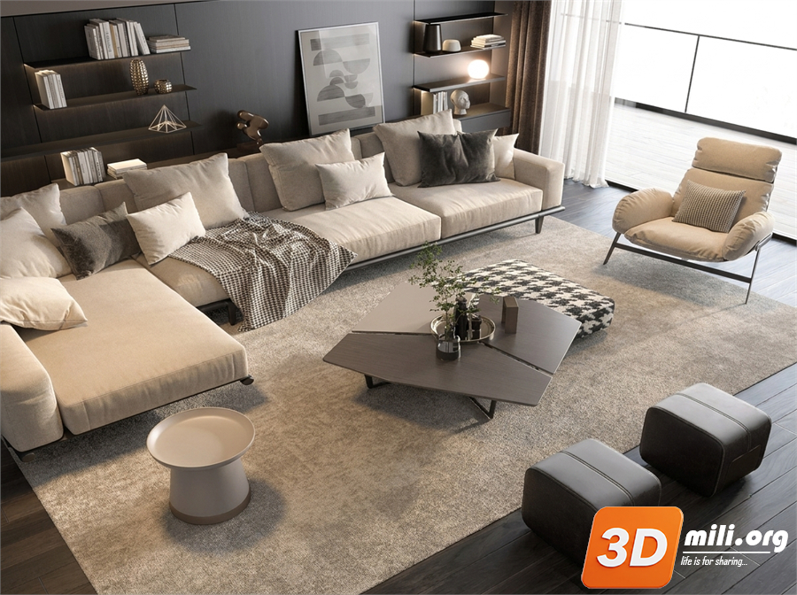 Sofa Minotti Skp Files 